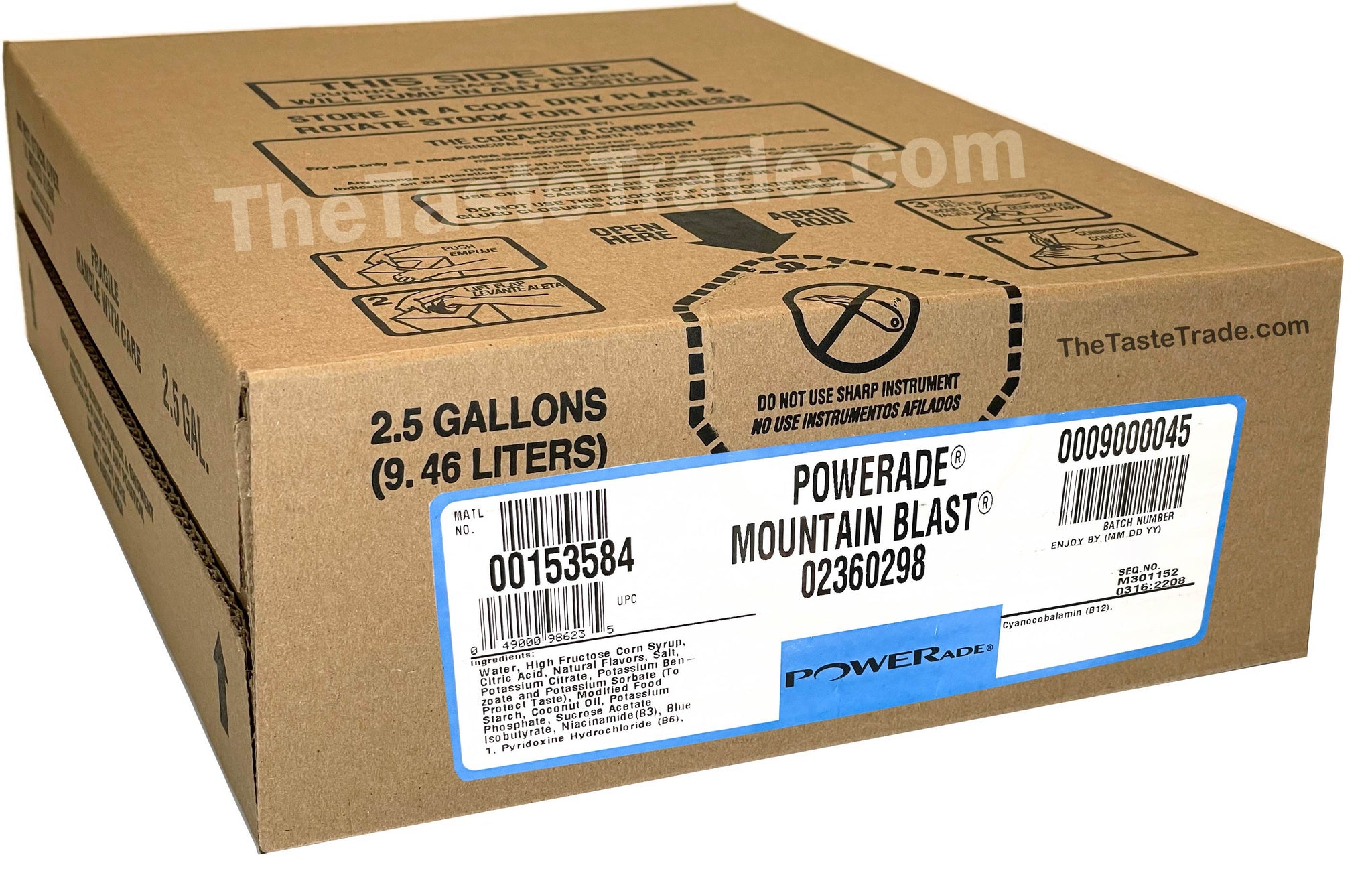 Powerade Mountain Berry Blast Soda Syrup BiB – The Taste Trade