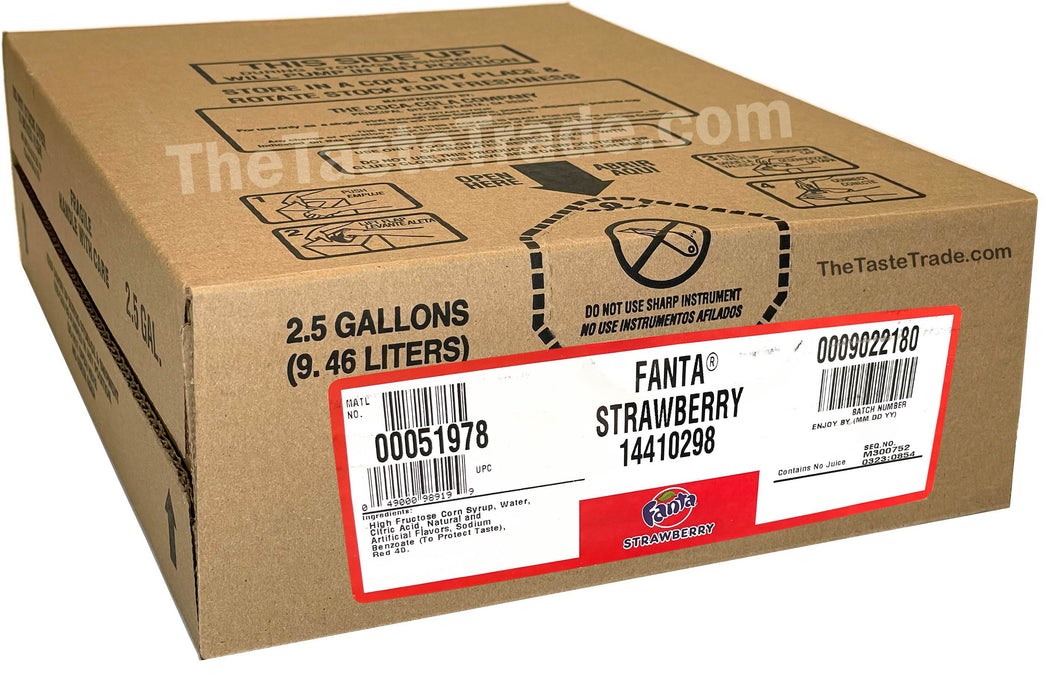 Fanta Strawberry (2.5 Gallon Soda Syrup BiB)