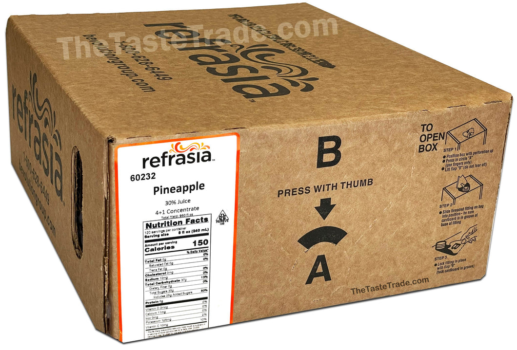 Refrasia Pineapple Juice (1.5 Gallon Juice Concentrate BiB)
