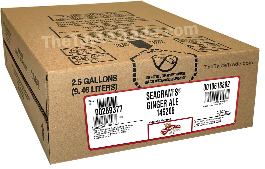 Seagram's Ginger Ale (2.5 Gallon Soda Syrup BiB)